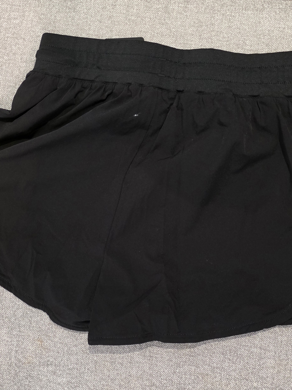 Alphalete Women's Black Athletic Shorts with Drawstring - Picture 3 of 3